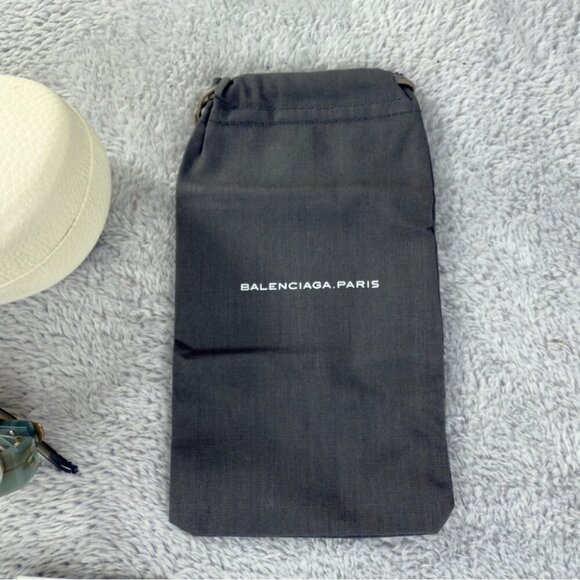 Balenciaga Paris NWT Women Cat Eye Green Glasses Non Prescription BAL 0117 Italy - Picture 6 of 16